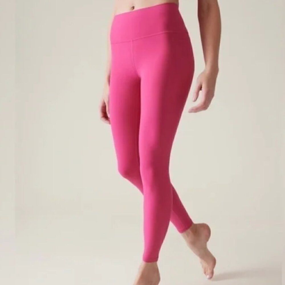 Athleta Transcend Stash Tight Pink Size Large